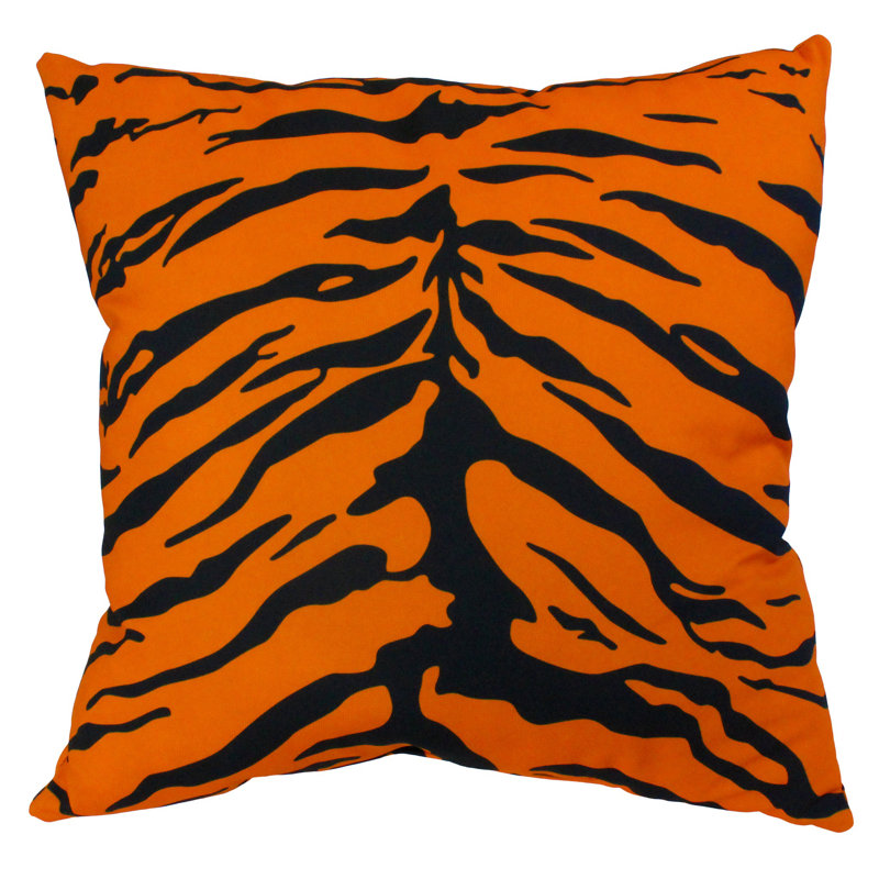  Housse de coussin décoratif en polyester / mélange de polyester, Orange