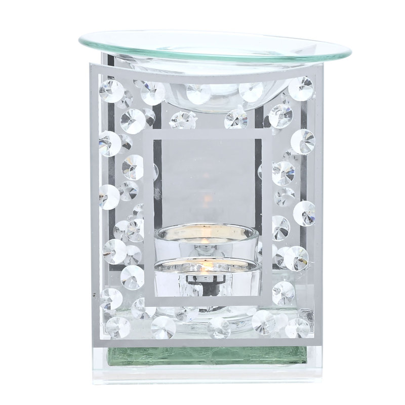 12Cm Glass Tabletop Wax Warmer