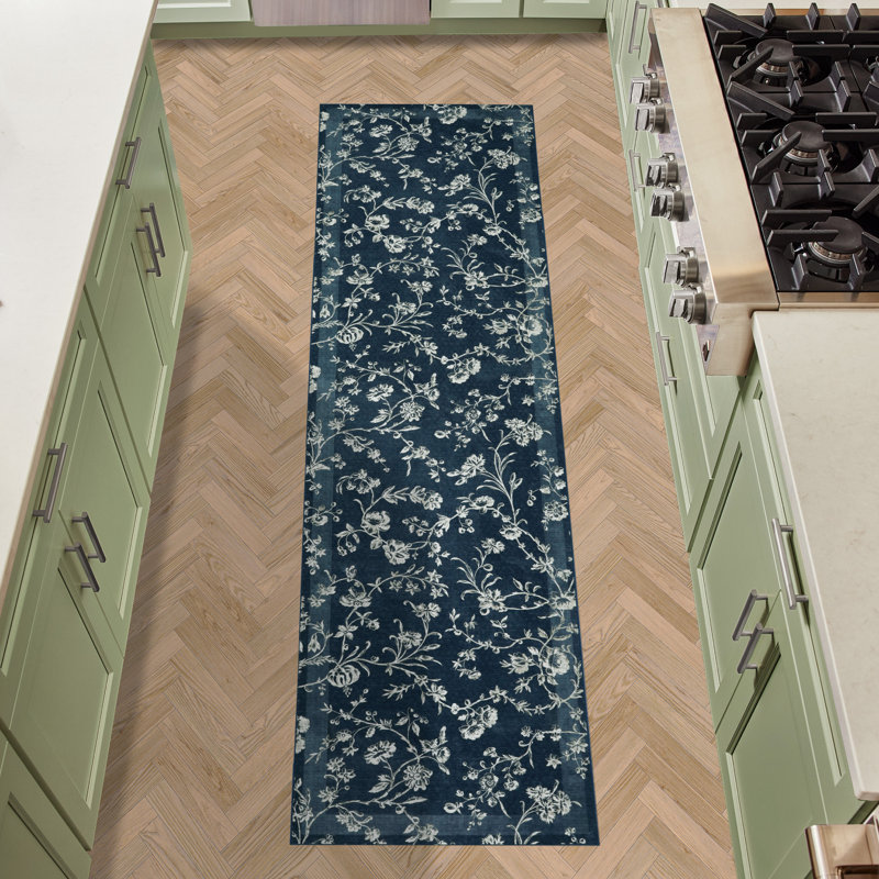 Laura Ashley Aria Border, Tapis de couloir 2 pi 2 po x 6 pi
