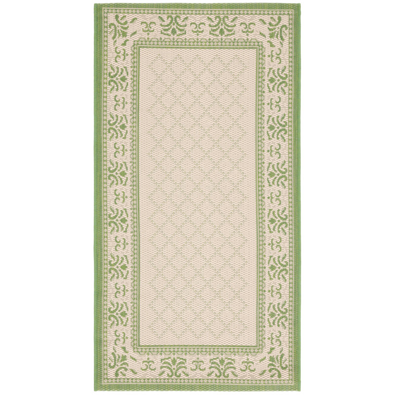Saboun Performance Oriental Indoor/Outdoor Area Rug, Rectangle 2'7" x 5'