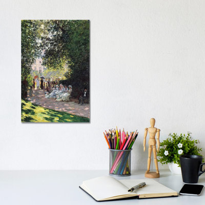 The Parc Monceau, 1878 by Claude Monet - 1 Piece Wrapped Canvas Painting