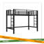 Metal Loft Bed, Loft Bed With Easy Climbing Ladder And Guardrails-1567813052