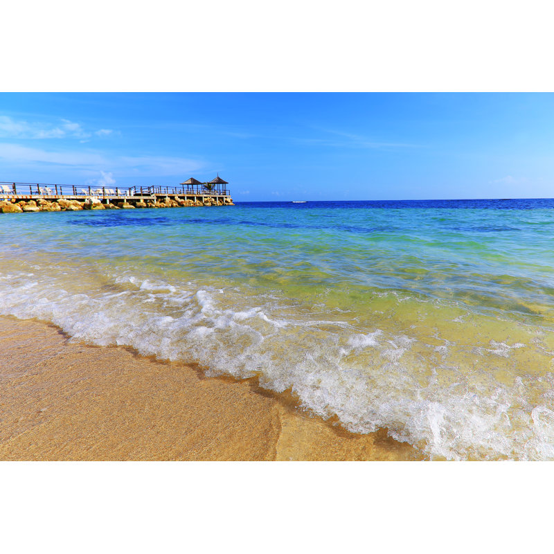 Montego Bay - Jamaica - Wrapped Canvas Print, 51cm H x 76cm W x 3.8cm D