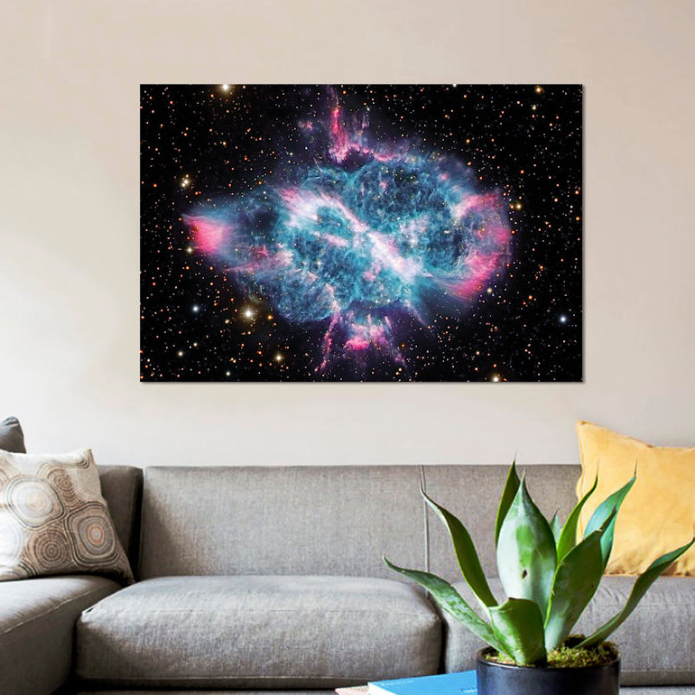 Reproduction d'art graphique sur toile, H 12 po x l 18 po x P 1,5 po, Toile tendue, Pas de tapis
