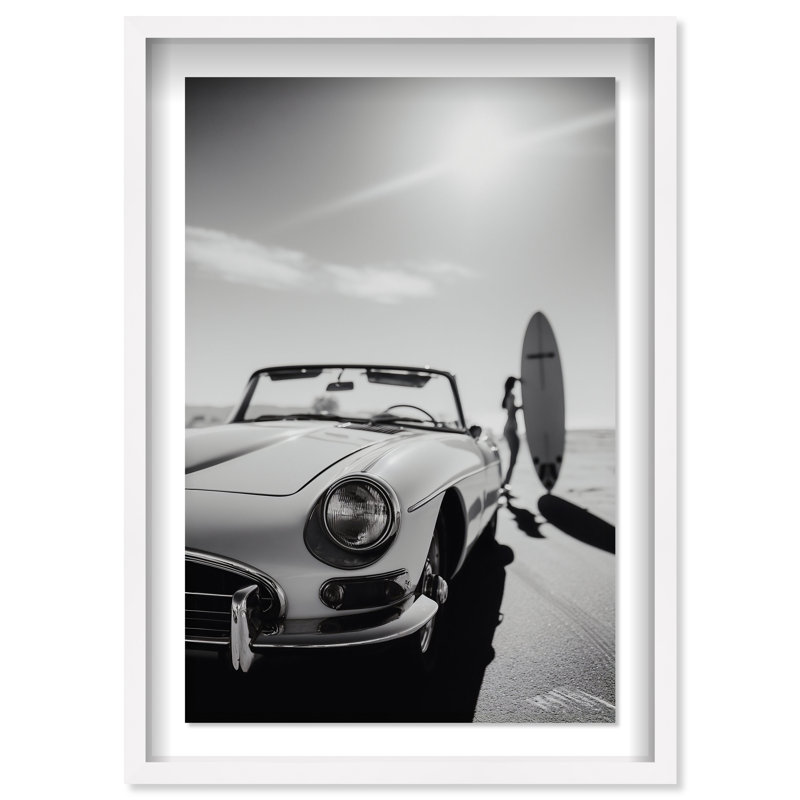 Coast Drift Print by Oliver Gal, 17.5"H x 25.5"W, White Shadowbox