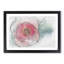 A Pink Hibiscus Flower in Abstract - Framed Print-55629290-55629293