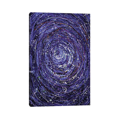 " Abstract Star Trails Pollock Inspired " by OLena Art Painting Print
