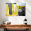 Rayures jaunes abstraites Avery-108950054