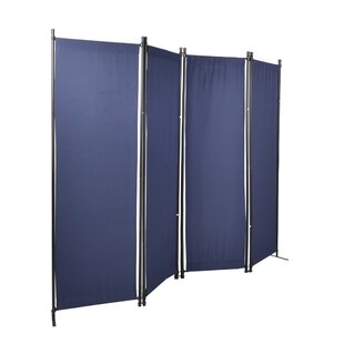 National Public Seating Room Divider 6' Height 5 Sections Clear Acrylic Panels