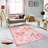 Elegant 3D Printed Area Rug, 4.6 x 7.2 ft | 100% Polyester, 0.31 in Pile Height, Antibacterial | Non-Slip PVC Felt Dot Underside, Machine Washable, Perfect for Living Room or Bedroom, Durable & Stylish Design-834712417