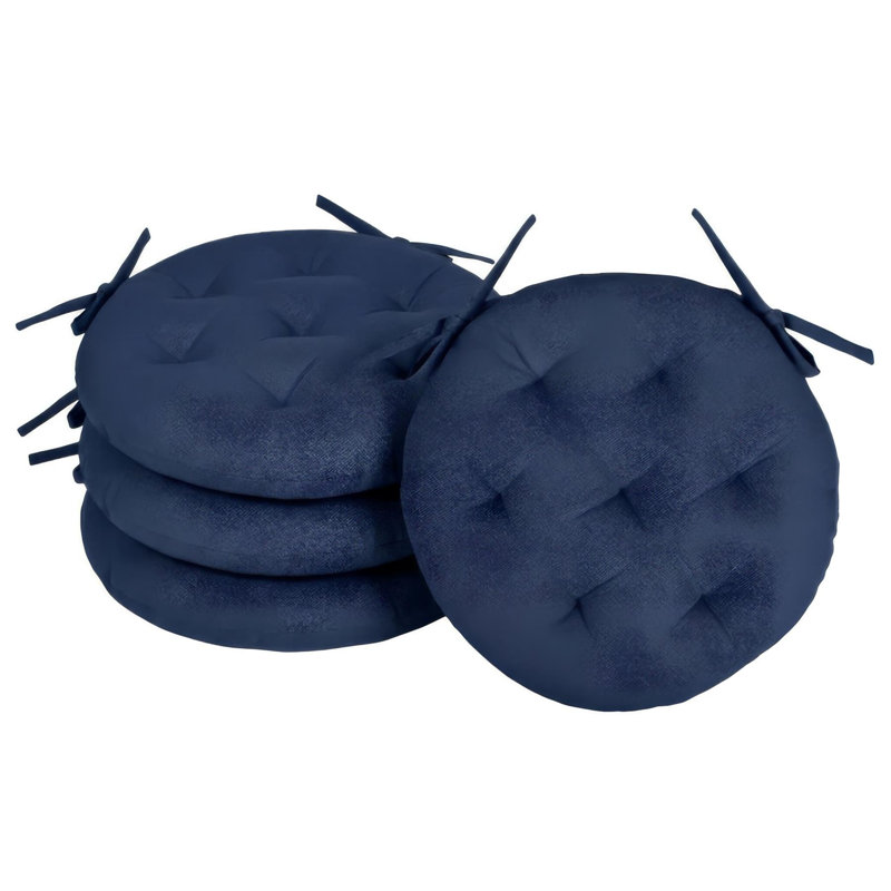 Comfortable Round Chair Seat Pad – Upgrade dining chairs, kitchen seating and garden furniture with this 40 x 40cm round chair cushion, combining comfortable padding with contemporary styling for versatile use across indoor and outdoor seating areas.