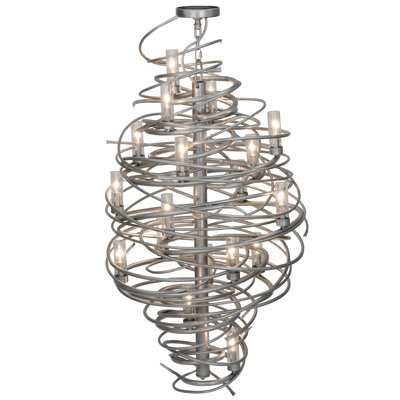 Cyclone 18 - Light Dimmable Tiered Chandelier