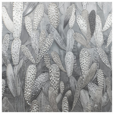 Tapis pour salle de bain Silver Cactus