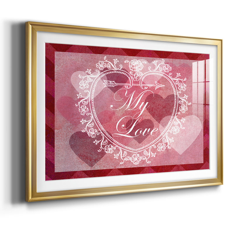 Bricolage Love Collection, Or, H 15 po x l 21 po x P 1,5 po