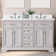 Currahee 54'' Free-standing Double Bathroom Vanity with Engineered Stone Vanity Top