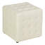 Repose-pieds cubique capitonné 100% cuir véritable Phabian-87785150
