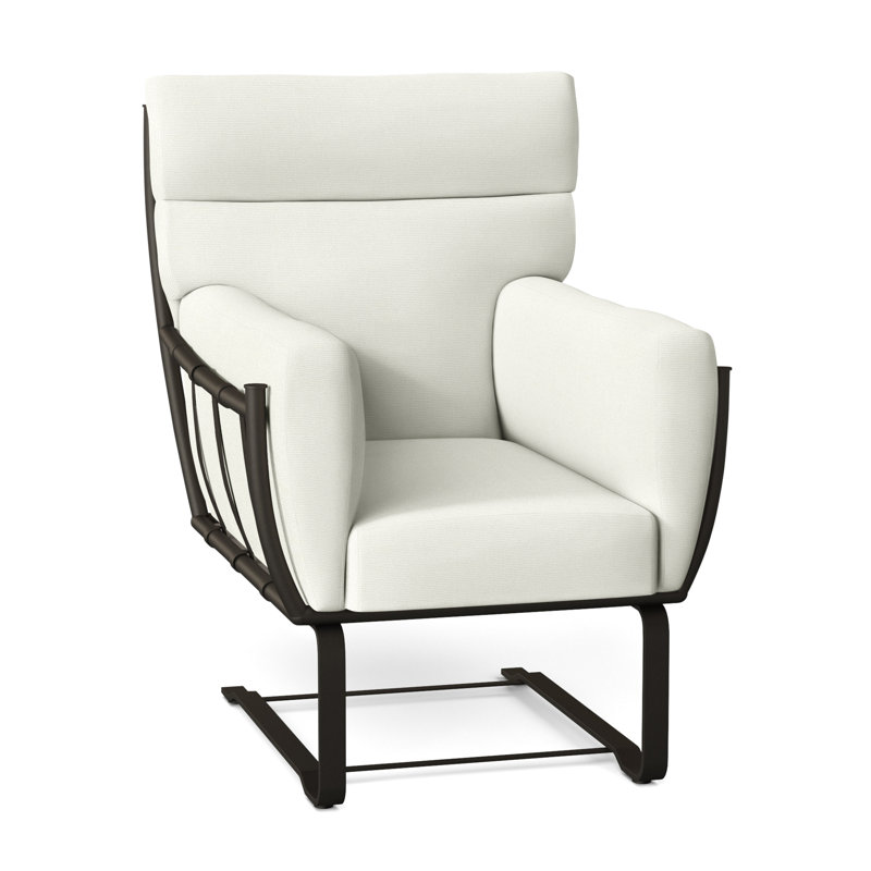 Chaise longue en aluminium Majorca, Blanc naturel, Pas de soudure