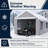 12x 20 FT Portable Garage, Carport with Removable Sidewalls, Roll-Up Windows & Zipper Door, Outdoor Shelter for Car, Truck, Boat, Tracto