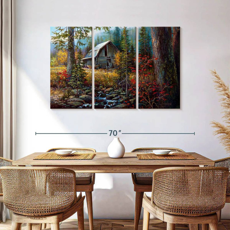 Lilie Burma Barn, 36" H x 57" W