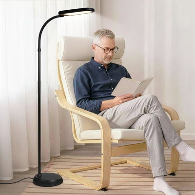 Lampe de travail directionnelle à DEL à intensité variable de 55 po avec finition noire Litespan