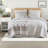 -Piece King/Cal King Quilt Bedding Sets, 100% Cotton, Reversible Style