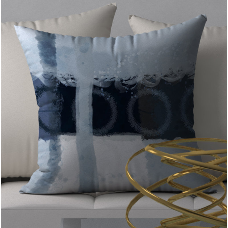 Housse de coussin décorative carrée tombante, H 20 po x l 20 po