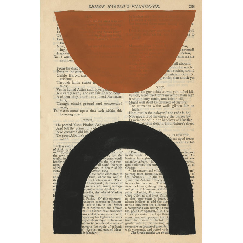 Modern Prose I by Renée W. Stramel - Painting Print, Wrapped Canvas, 46cm H x 30cm W