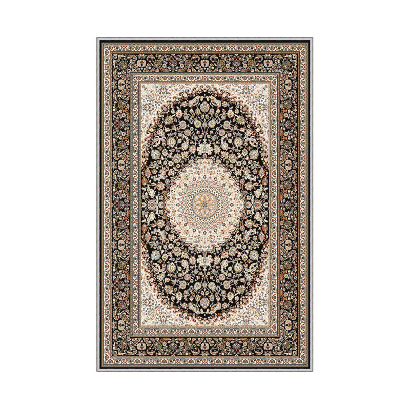 Premium Hall Carpet (3.3 x 6.6 ft), 100% Polyester, 0.3 in Pile Height | Antibacterial, Non-Slip PVC Dot Underside, 650 g/m² | Durable Woven Design, 3D Digital Printing, Machine Washable, Ideal for Home Décor