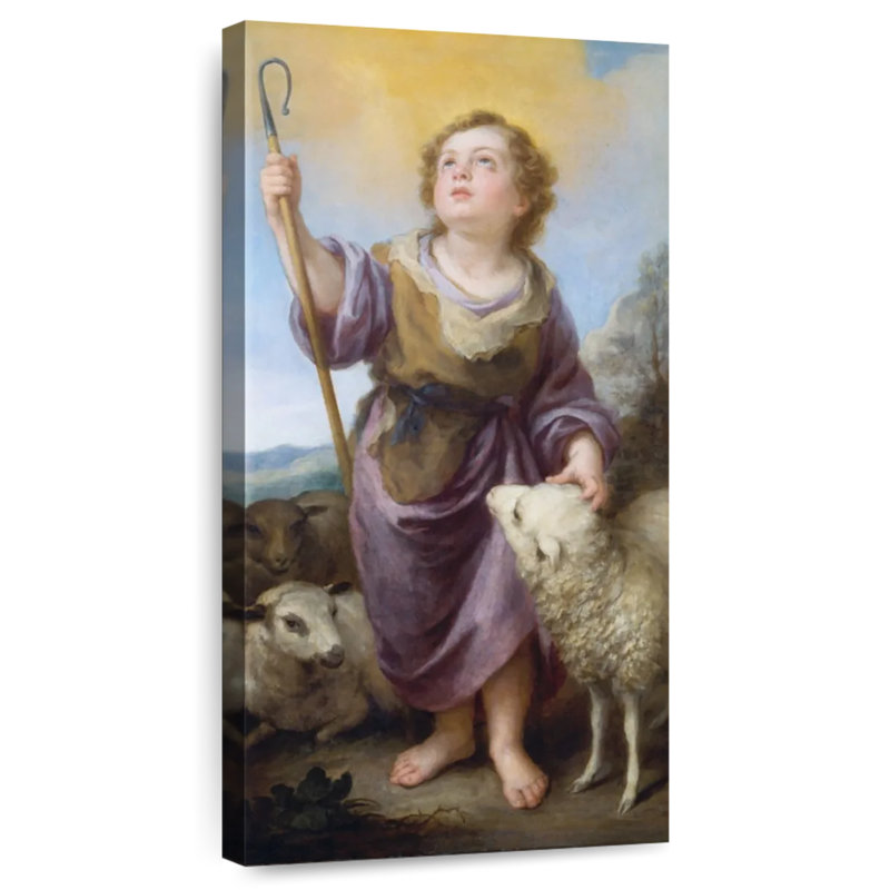 The Good Shepherd, 30" H x 15" W
