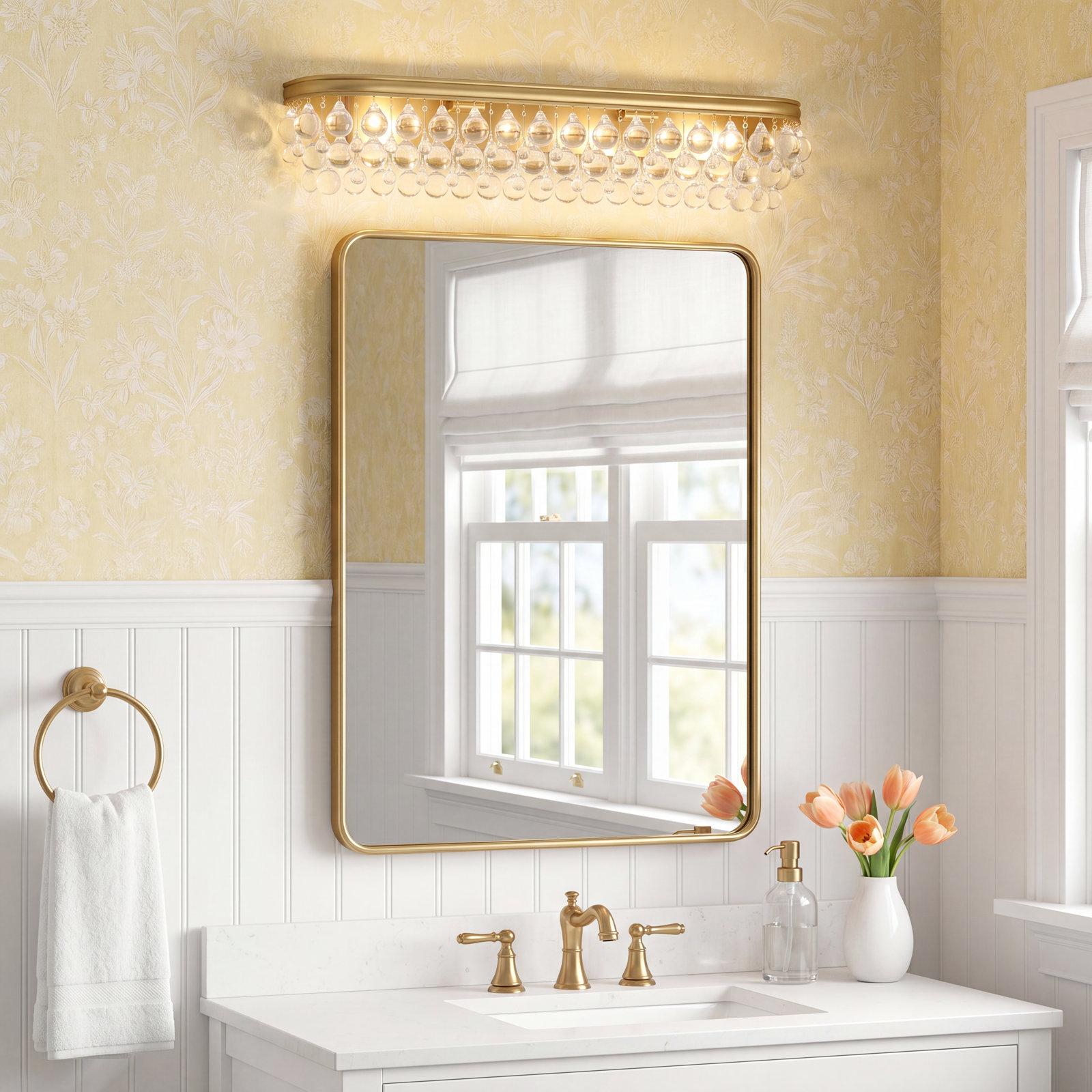 8 Light Dimmable Vanity Light