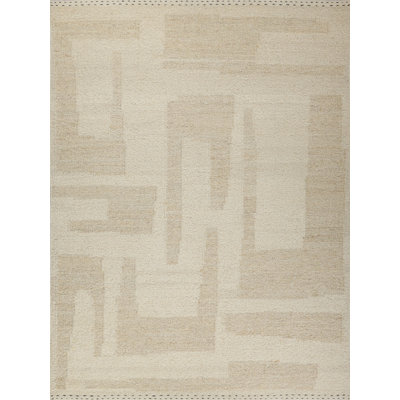 Sunstone flatweave Wool Ivory/Cream Area Rug
