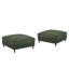 Rothsay Solid-Color Square Corduroy Ottoman(Set Of 2)-1540775819