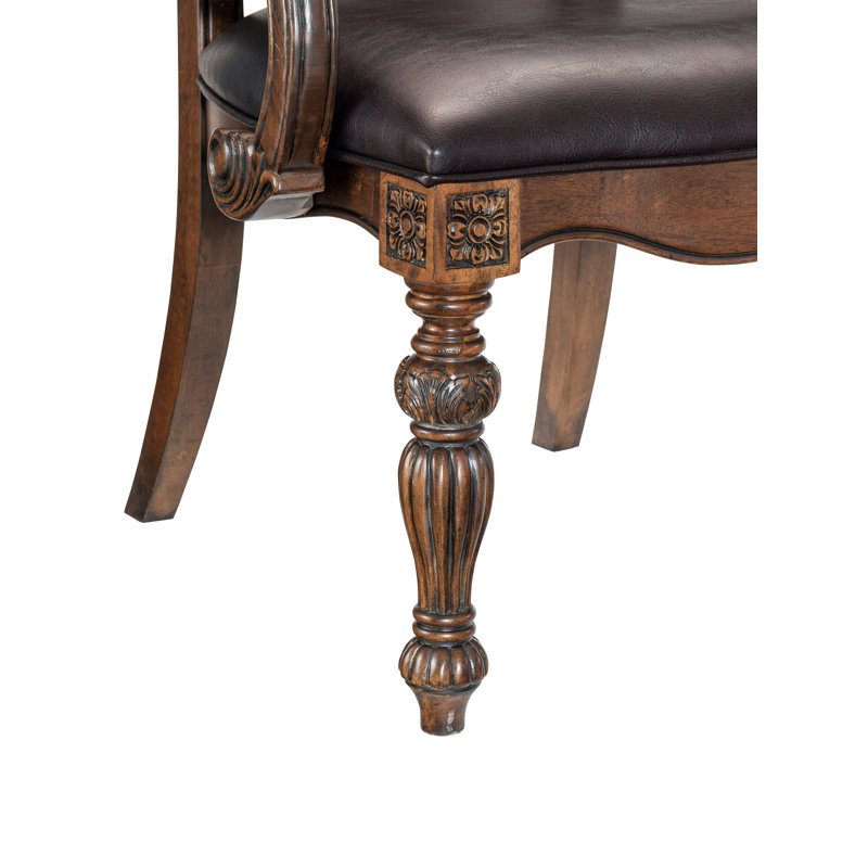 Ensemble de fauteuils de salle à manger traditionnels 2 pièces