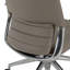 Pickard - Fauteuil de direction en cuir gris moderne
