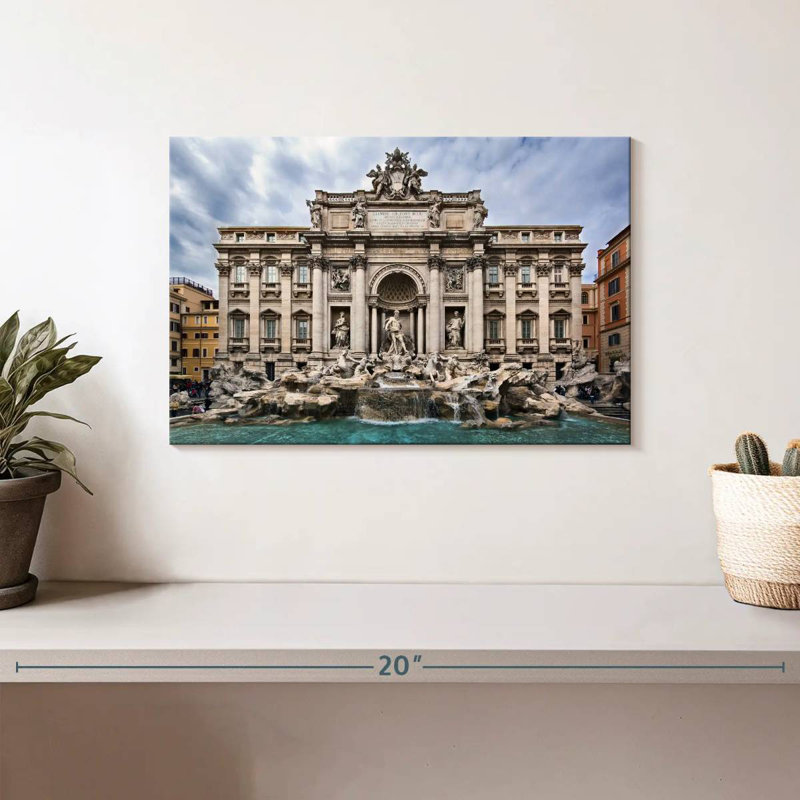 Fontaine italienne Nicci Trevi, H 8 po x l 12 po