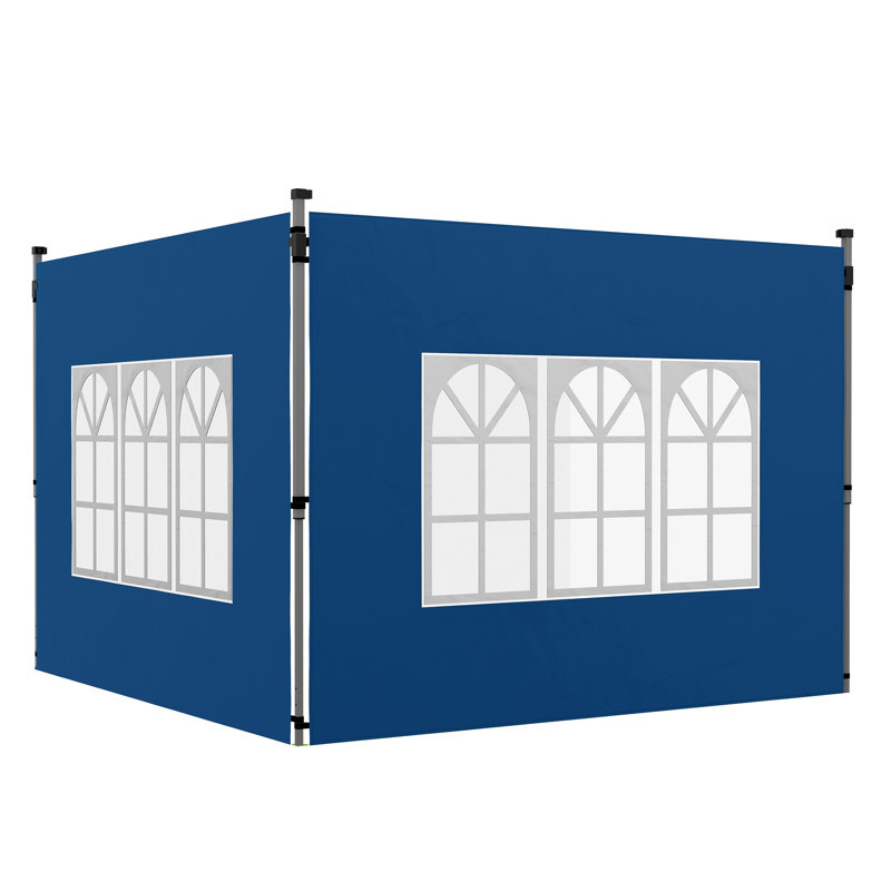 Outsunny Blue Polyester Side Wall for Canopy