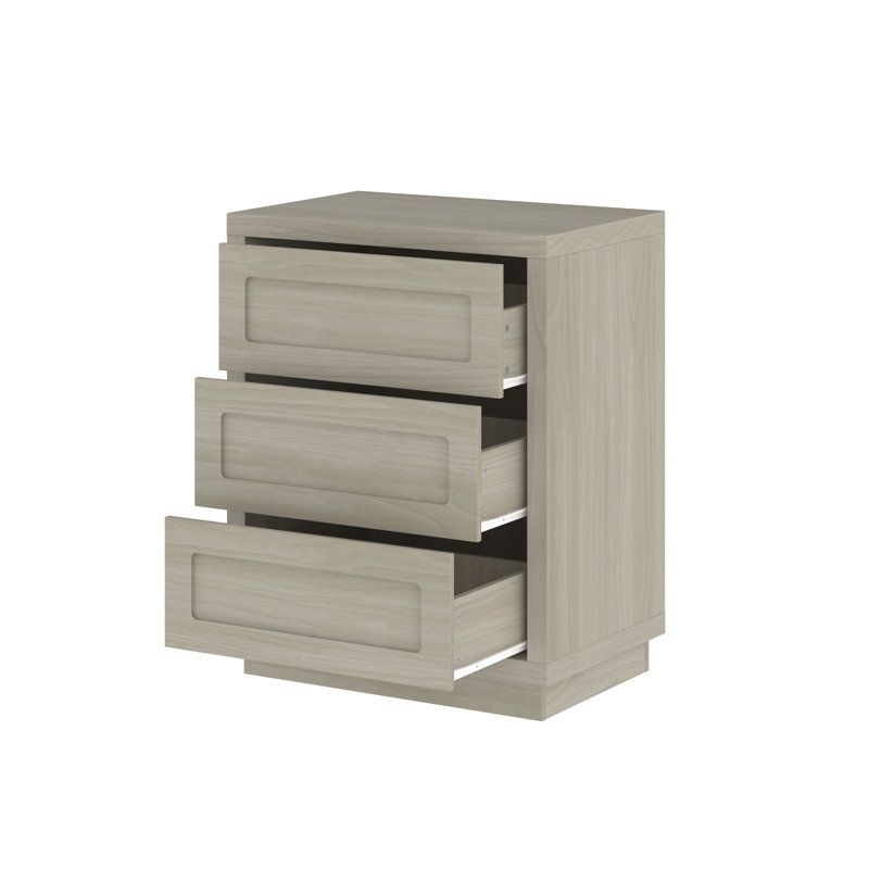29.8'' H X 23.6'' W 3-Drawer End Table(Single)