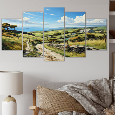 Ireland Emerald Isle This V - Ireland Canvas Print - 5 Panels