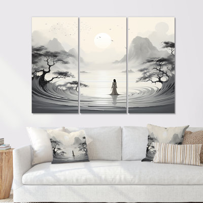 Zen Garden - Buddhism Wall Art Print Set