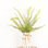 Arrangement floral de 22 po de style campagnard artificiel dans un pot en métal, longue tige en fausse feuille pour la décoration intérieure