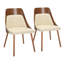 Chaises d'appoint Aurika avec pieds en bois effilés-85473858-85473859