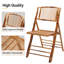 Chaise pliante en bois Bay Isle Home ™ Anaid-1106054336