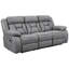 Fauteuil inclinable et rembourré 2 pièces de qualité grise Performance Grey Performance