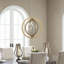 Lustre 6 lumières façon bougie Kallem