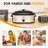 Roaster with Removable 3-bin Buffet Server,Silver-102029742