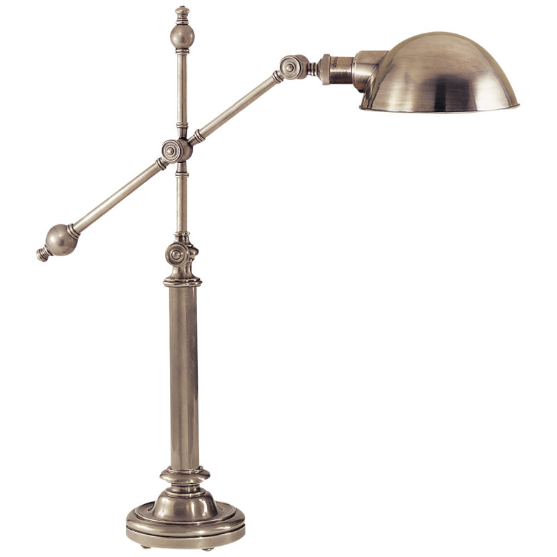 Pimlico Desk Table Lamp, Antique Nickel