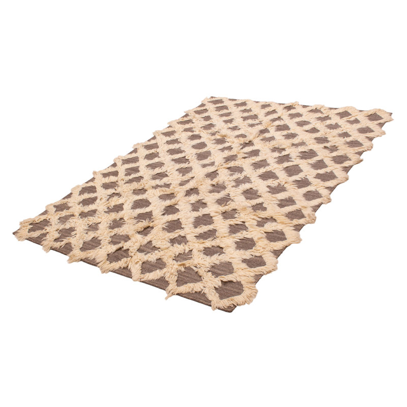 Marrakech Cream, Taupe Kilim 6'11" x 9'9"