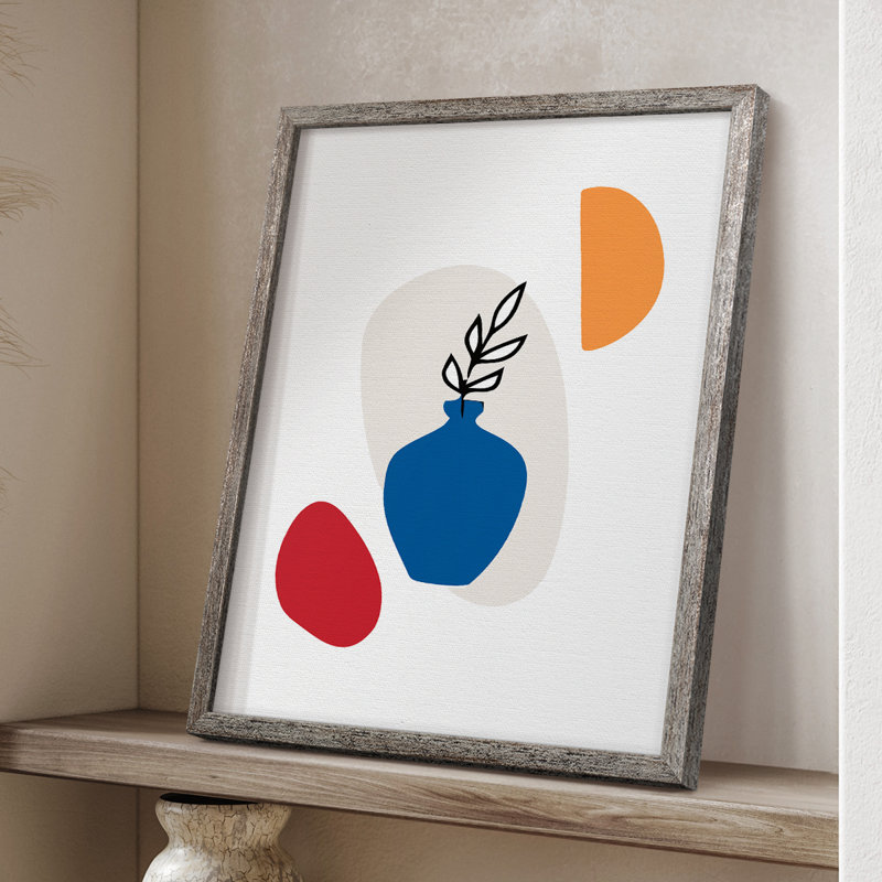 Matisse CCXC, reproduction d'art encadrée - bois massif, H 11 po x l 9 po