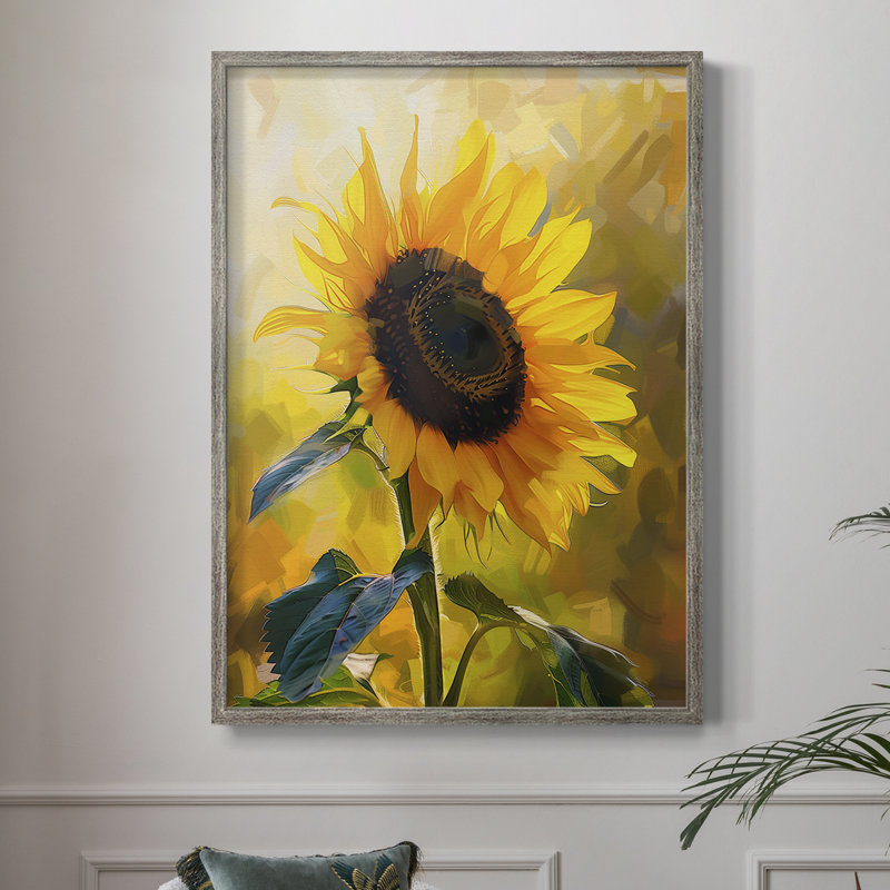 Impression encadrée FLORAL Series - bois massif, H 15 po x l 12 po