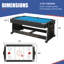 79''x44'' 4-in-1 Multi-Function Pool Table